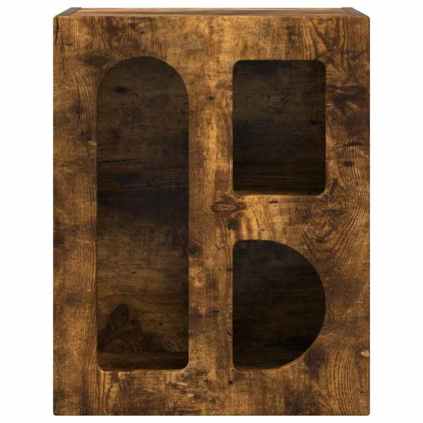 Nachttisch 2 pcs Geräucherte Eiche 40 x 35 x 50 cm