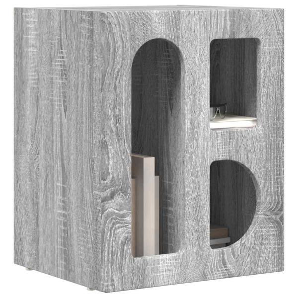 Nachttisch 2 pcs Graues Sonoma 40 x 35 x 50 cm Holzwerkstoff