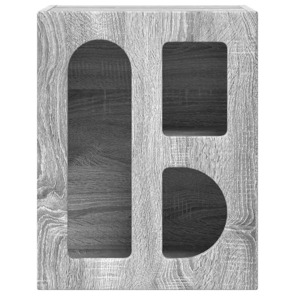 Nachttisch 2 pcs Graues Sonoma 40 x 35 x 50 cm Holzwerkstoff