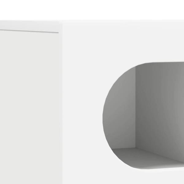 TV-Schränk Weiß 100 x 35 x 40 cm Holzwerkstoff