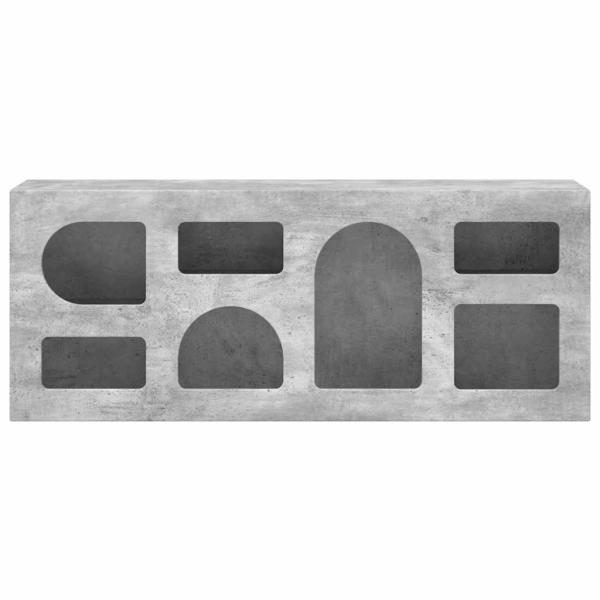 TV-Schränk Beton Grau 100 x 35 x 40 cm Holzwerkstoff