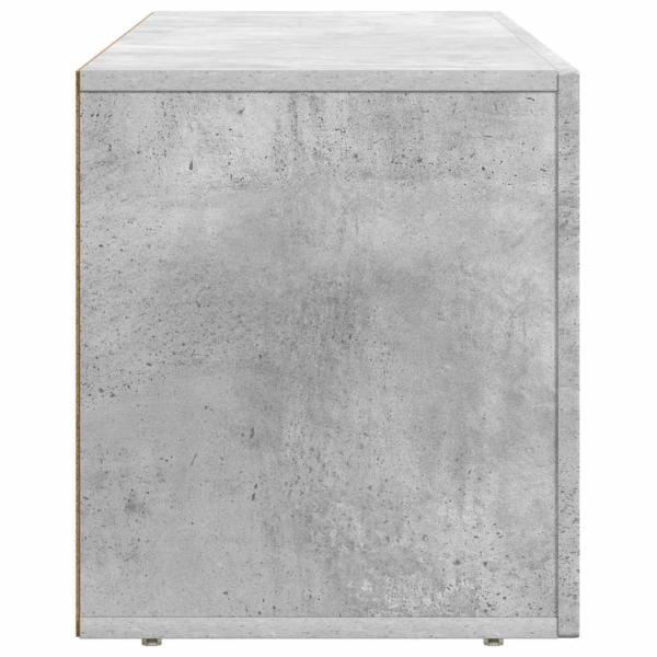 TV-Schränk Beton Grau 100 x 35 x 40 cm Holzwerkstoff
