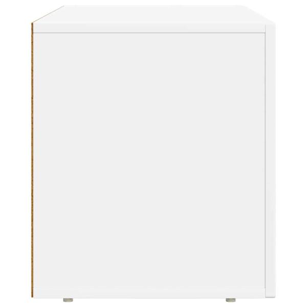 TV-Schränk Weiß 80 x 35 x 40 cm Holzwerkstoff