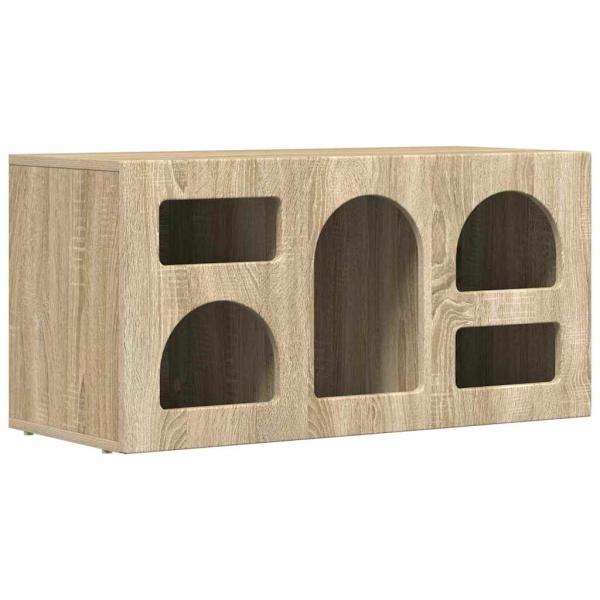 TV-Schränk Sonoma-Eiche 80 x 35 x 40 cm Holzwerkstoff
