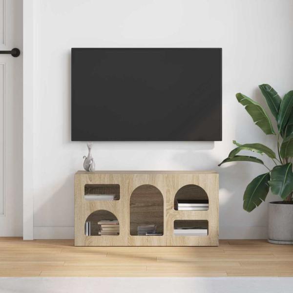 TV-Schränk Sonoma-Eiche 80 x 35 x 40 cm Holzwerkstoff