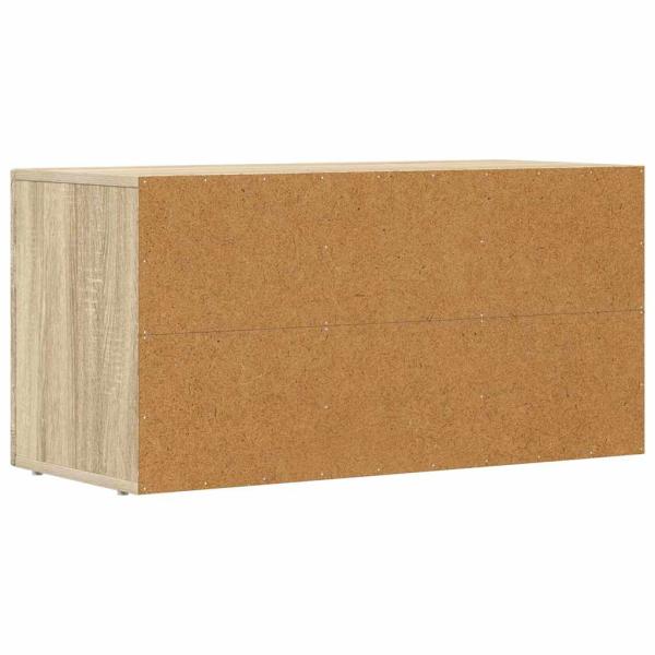 TV-Schränk Sonoma-Eiche 80 x 35 x 40 cm Holzwerkstoff