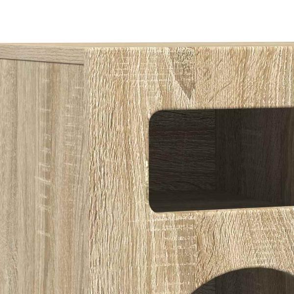 TV-Schränk Sonoma-Eiche 80 x 35 x 40 cm Holzwerkstoff