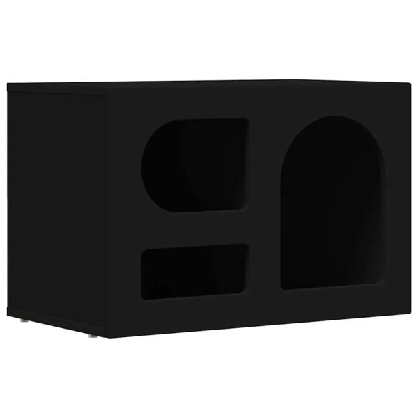 TV-Schränk Schwarz 60 x 35 x 40 cm Holzwerkstoff