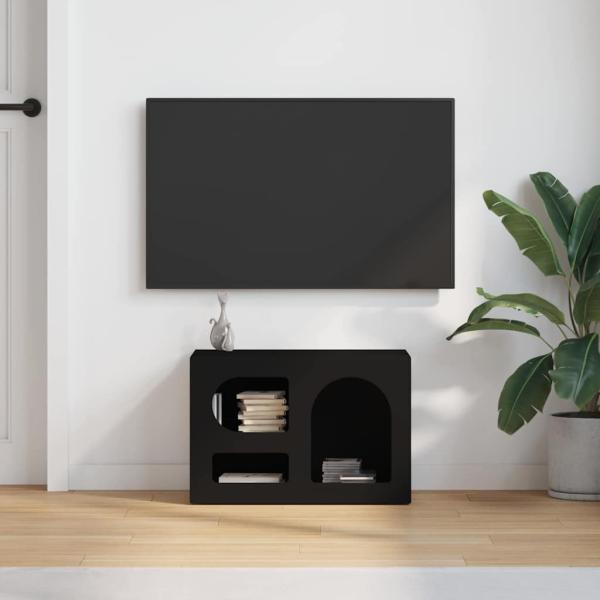 TV-Schränk Schwarz 60 x 35 x 40 cm Holzwerkstoff