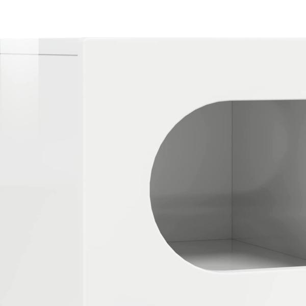 TV-Schränk Hochglanz Weiß 60 x 35 x 40 cm Holzwerkstoff