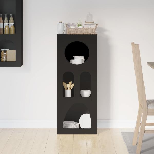 Sideboard Schwarz 40 x 35 x 100,5 cm Holzwerkstoff