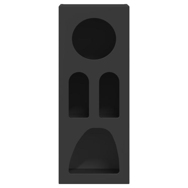 Sideboard Schwarz 40 x 35 x 100,5 cm Holzwerkstoff