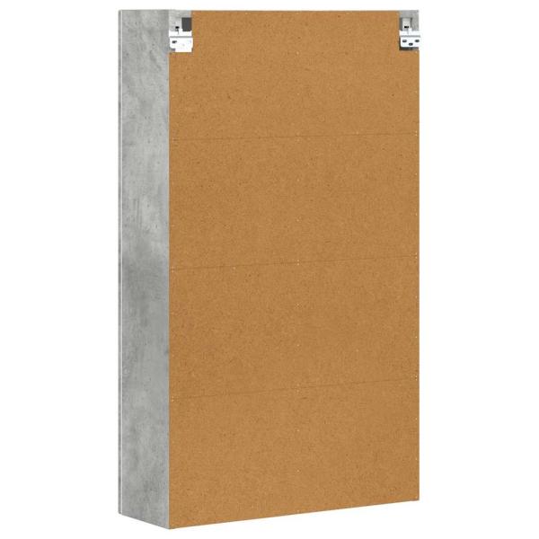 Hängeschrank Beton Grau 59 x 20 x 100 cm Holzwerkstoff