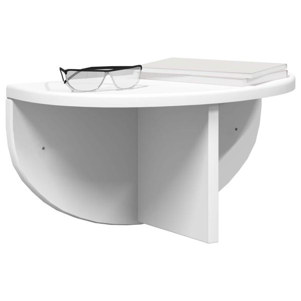 Wandregal Wandmontiert Weiß 38 x 19 x 19 cm Holzwerkstoff