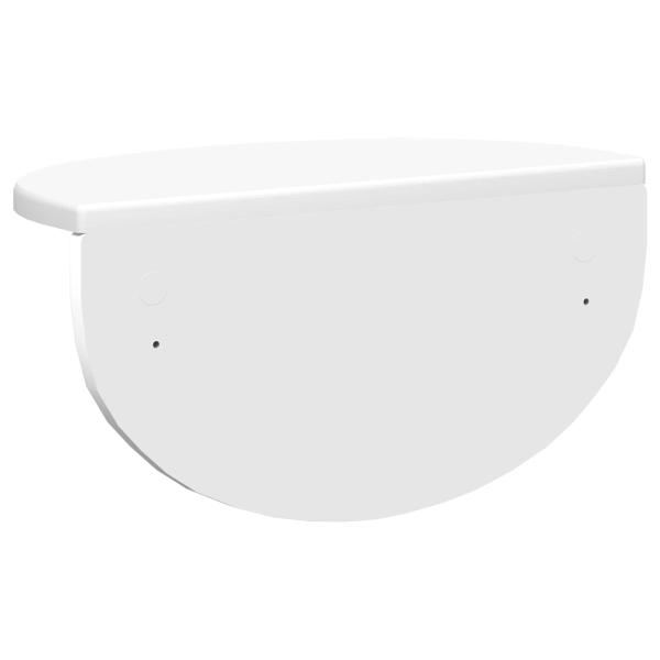 Wandregal Wandmontiert Weiß 38 x 19 x 19 cm Holzwerkstoff