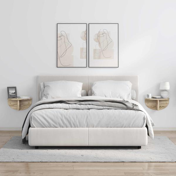 Wandregal Sonoma-Eiche 38 x 19 x 19 cm Holzwerkstoff