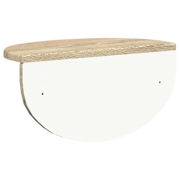 Wandregal Sonoma-Eiche 38 x 19 x 19 cm Holzwerkstoff