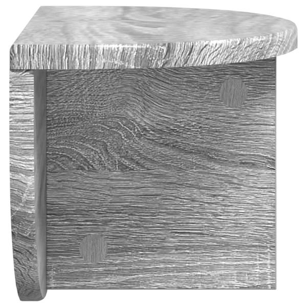 Wandregal Graues Sonoma 38 x 19 x 19 cm Holzwerkstoff
