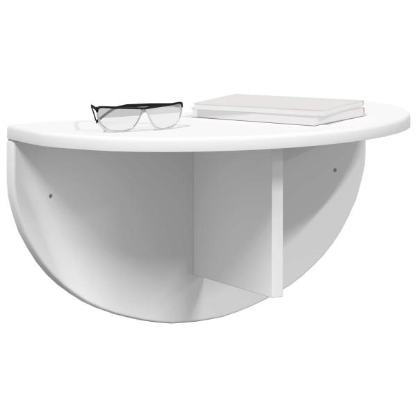 Wandregal Wandmontiert Weiß 38 x 19 x 19 cm Holzwerkstoff