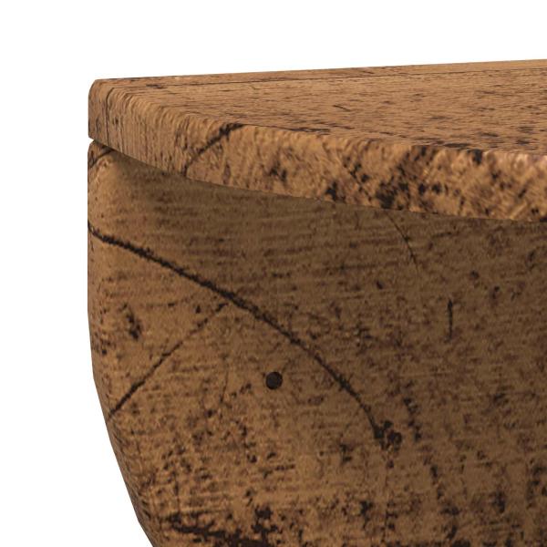 Wandregal Wandmontiert Altholz 38 x 19 x 19 cm Holzwerkstoff