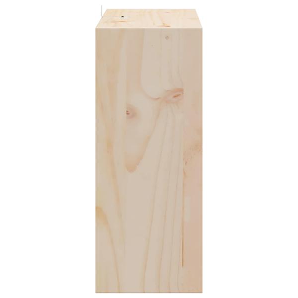 Weinregal 4 pcs Natur 62 x 25 x 62 cm Massives Kiefernholz