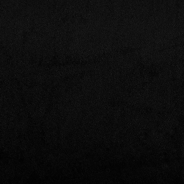 4-tlg. Sofagarnitur mit Kissen Schwarz Mikrofasergewebe