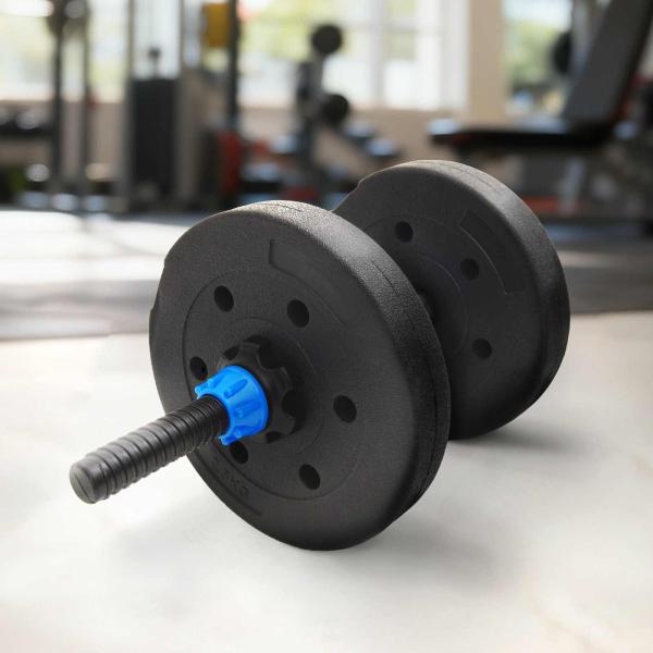 ARDEBO.de - Gewichtsplatten 4 pcs Schwarz Ø 21 x 3,8 cm