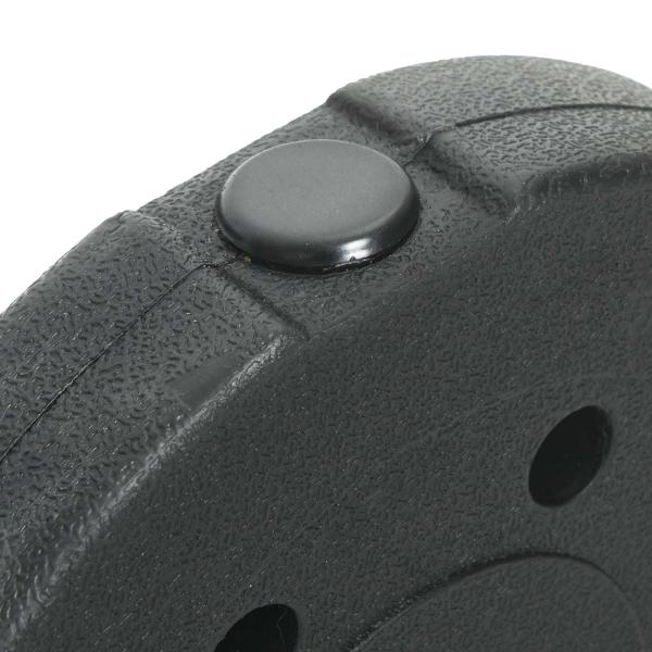 Gewichtsplatten 4 pcs Schwarz Ø 21 x 3,8 cm