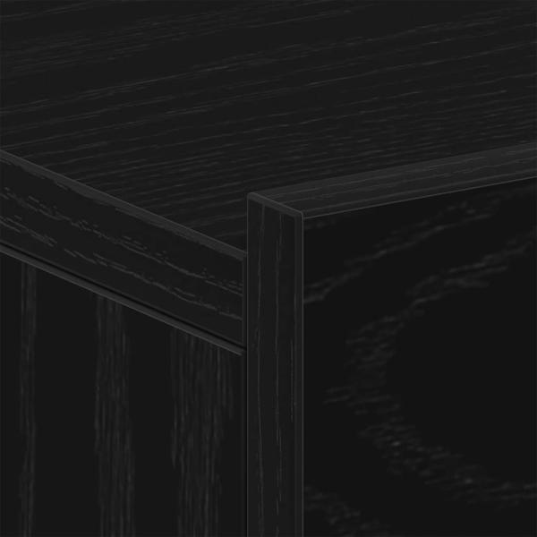 Schwebende Nachttische 2 Stück Schwarze Eiche 40 x 32 x 15 cm Holzwerkstoff