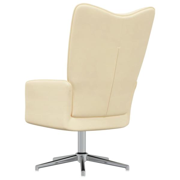 Relaxsessel Cremeweiß Samt