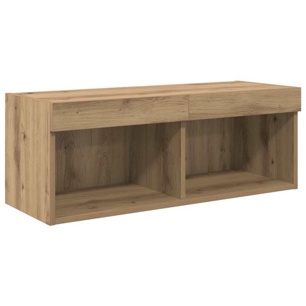 TV-Wandgeräte Wandmontiert 6 pcs Artisan-Eiche Holzwerkstoff