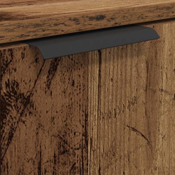 Badezimmermöbel-Set mit Schubladen 4 pcs Altholz Holzwerkstoff