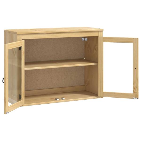 Schrank mit Regal Honig 60 x 32 x 40 cm Massives Kiefernholz