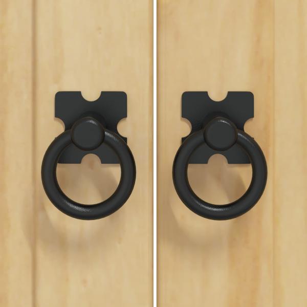 Schrank mit Tür Honig 80 x 46 x 81.5 cm Massives Kiefernholz