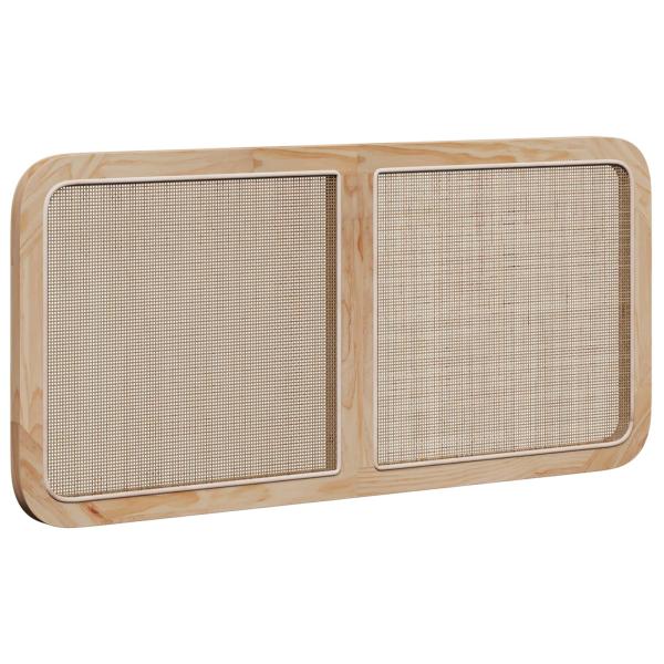 Kopfteil mit Kopfteil Natur 120 x 55 x 3 cm Rattan