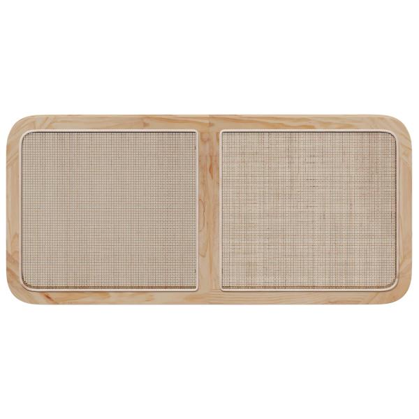Kopfteil mit Kopfteil Natur 120 x 55 x 3 cm Rattan
