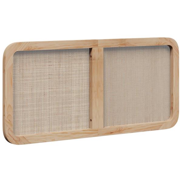 Kopfteil mit Kopfteil Natur 120 x 55 x 3 cm Rattan