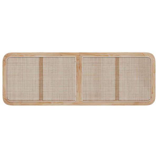 Kopfteil mit Kopfteil Natur 160 x 55 x 3 cm Rattan