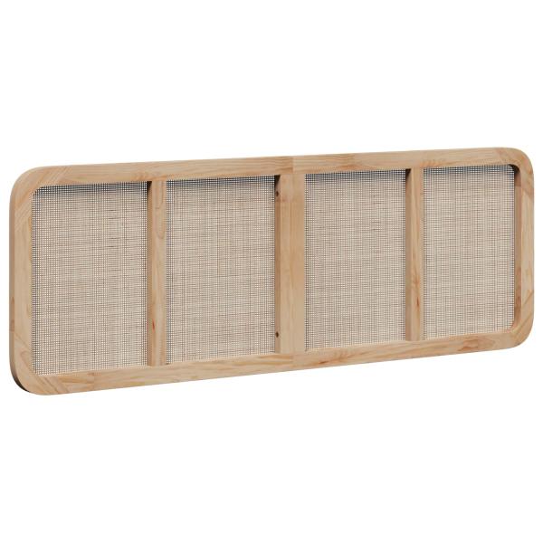 Kopfteil mit Kopfteil Natur 160 x 55 x 3 cm Rattan
