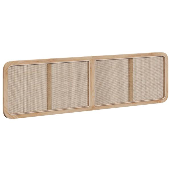 Kopfteil mit Kopfteil Natur 200 x 55 x 3 cm Rattan