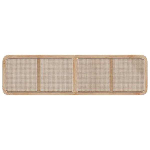 Kopfteil mit Kopfteil Natur 200 x 55 x 3 cm Rattan