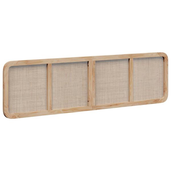Kopfteil mit Kopfteil Natur 200 x 55 x 3 cm Rattan