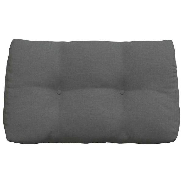 Rücken Kissen Dunkelgrau 80 x 24 x 50 cm Stoff