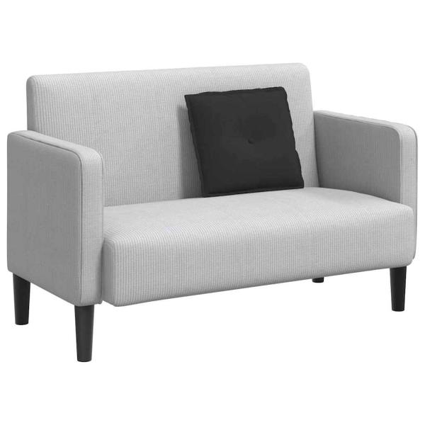 Rückenkissen Schwarz 50 x 45 cm Mikrofaserstoff