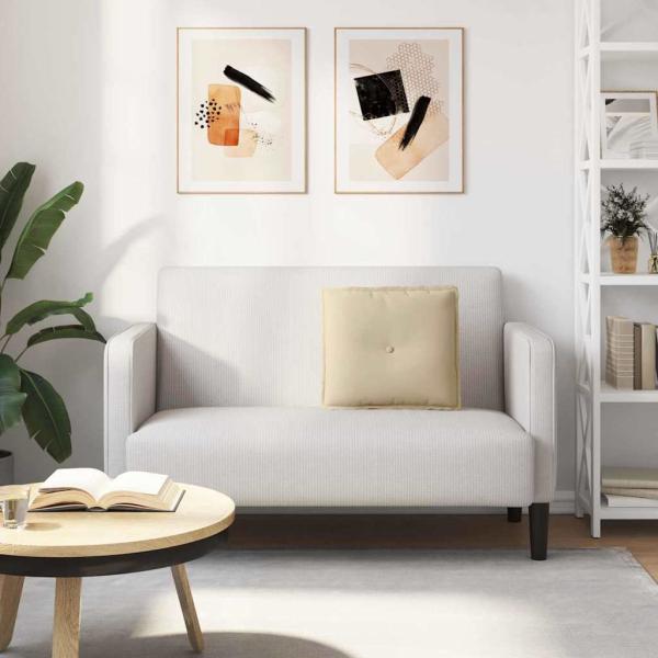 Rückenkissen Creme 50 x 45 cm Mikrofaserstoff
