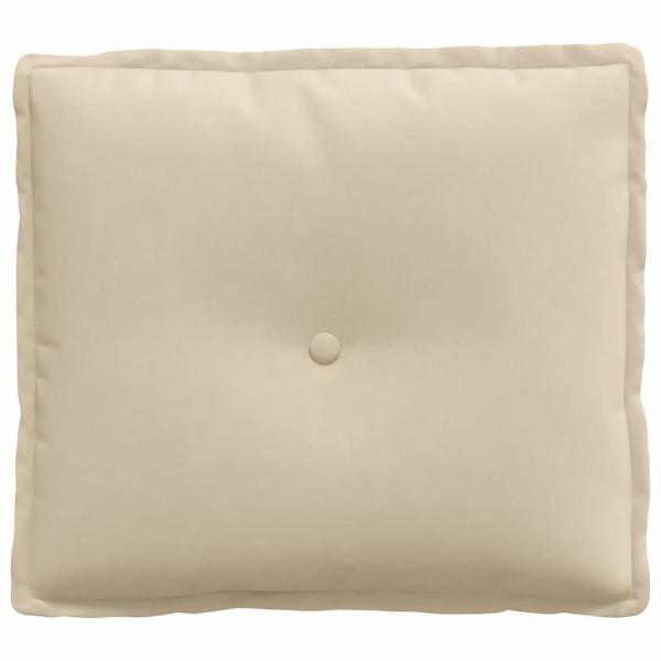 Rückenkissen Creme 50 x 45 cm Mikrofaserstoff