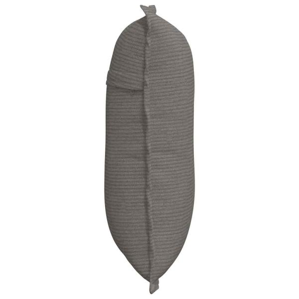 Rückenkissen Hellgrau 50 x 45 cm Cordstoff