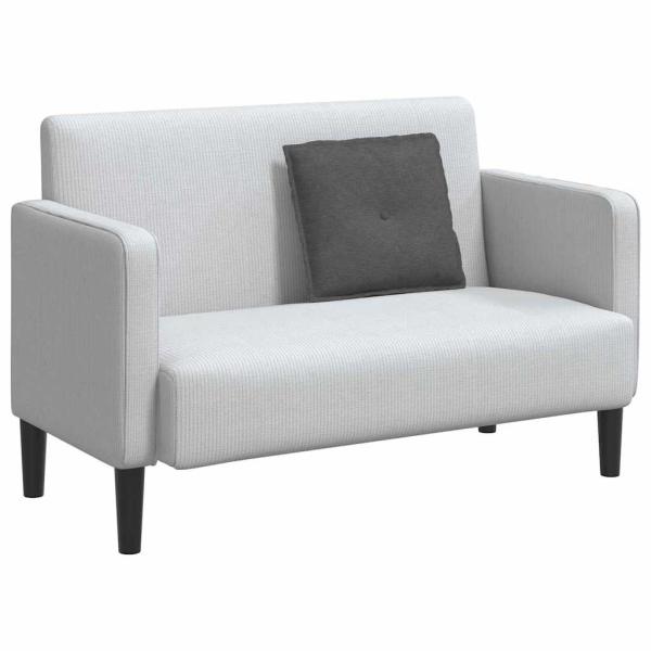 Rückenkissen Dunkelgrau 50 x 45 cm Cordstoff