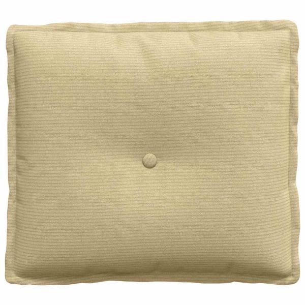 Rückenkissen Grau-Grün 50 x 45 cm Cordstoff