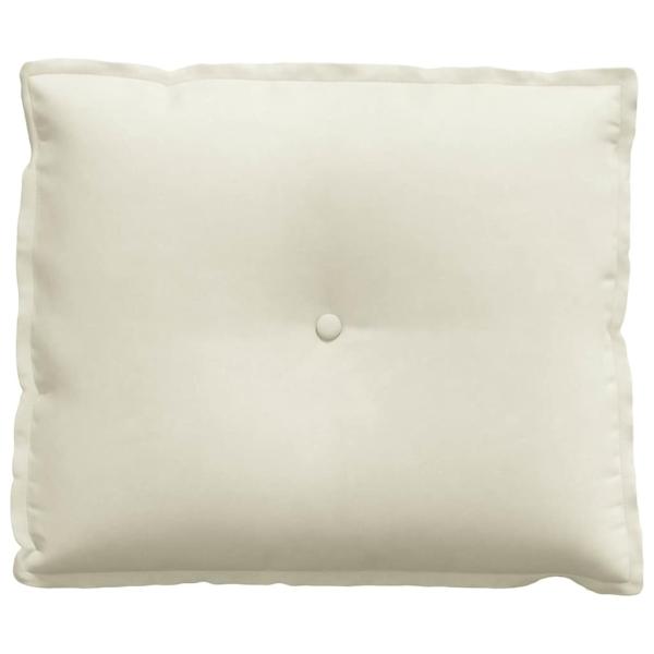 Rückenkissen Creme 60 x 50 cm Cordstoff